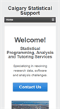 Mobile Screenshot of calgarystatisticalsupport.com